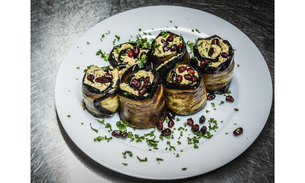 Walnut aubergine from Kapiloni’s menu