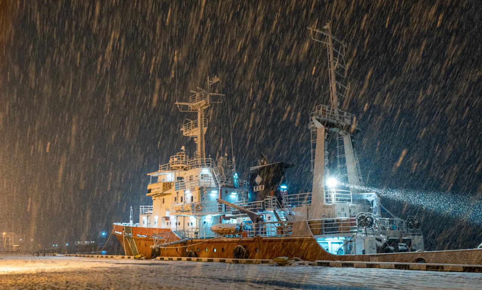 თოვლიანი ბათუმი