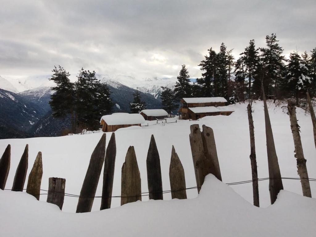 Heshkili huts, Mestia, Svaneti