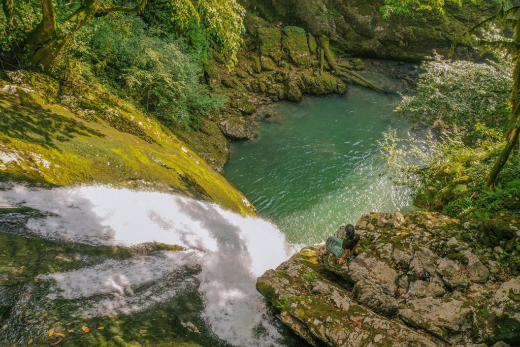 intsra waterfall, intsira, ჩანჩქერი