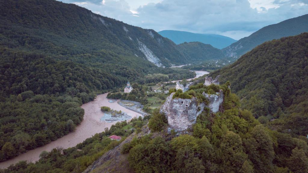 მინდა ციხე, მინდაციხე, რაჭა, Fortress Minda
