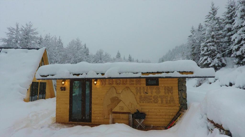 ხის ქოხები მესტიაში / Wooden Huts In Mestia