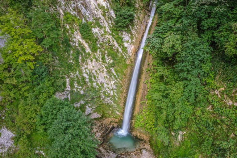 წაჩხურუს ( ხირზენის ) ჩანჩქერი, მარტვილი, სამეგრელო - Tsachkhuru (Khirzeni) Waterfall, Martvili, Samegrelo