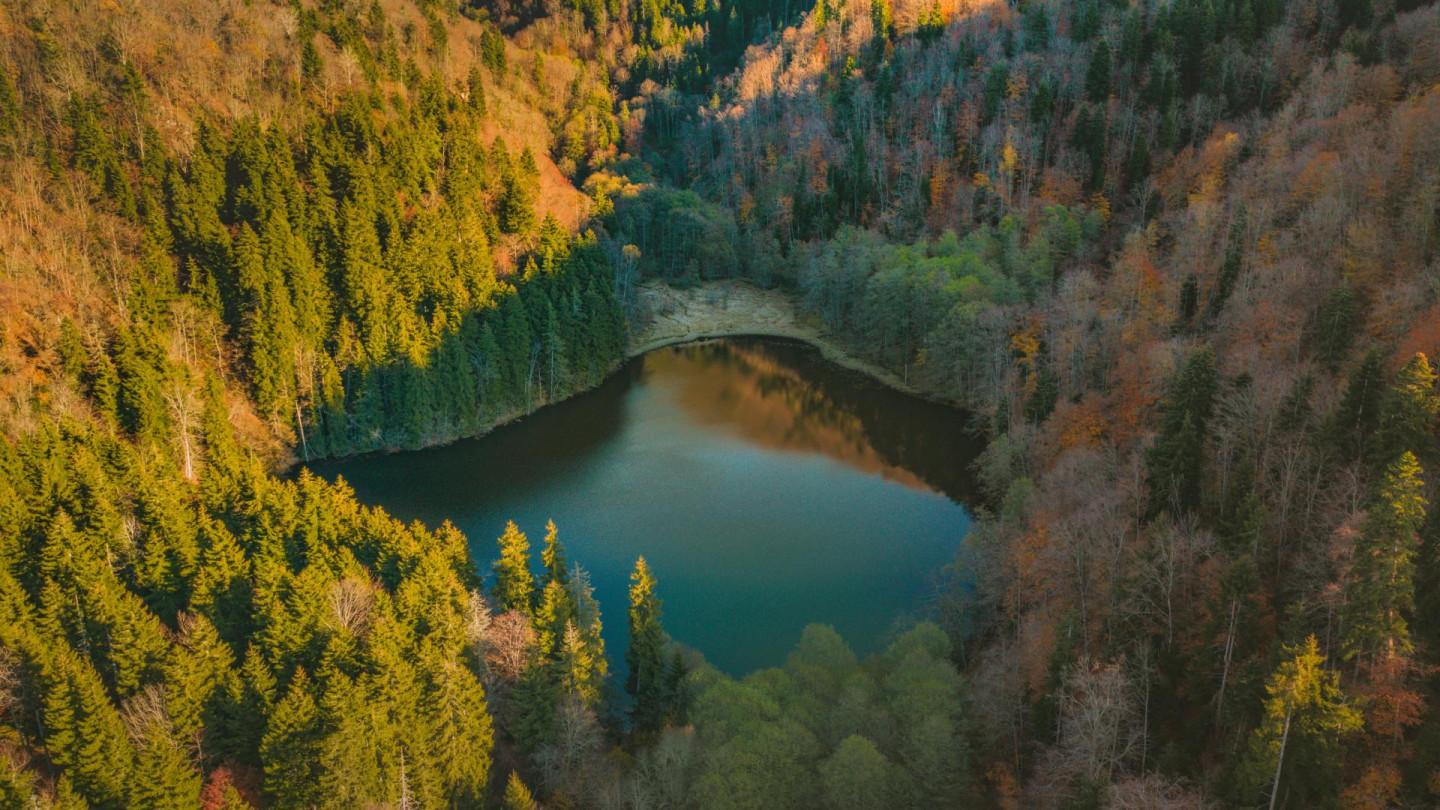 Bateti Lake, Dzama Gorge, ტბა Озеро Батети