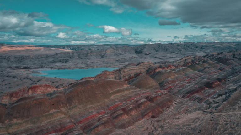 ფერადი მთები, უდაბნო - Colorful mountains, Desert, Udabno