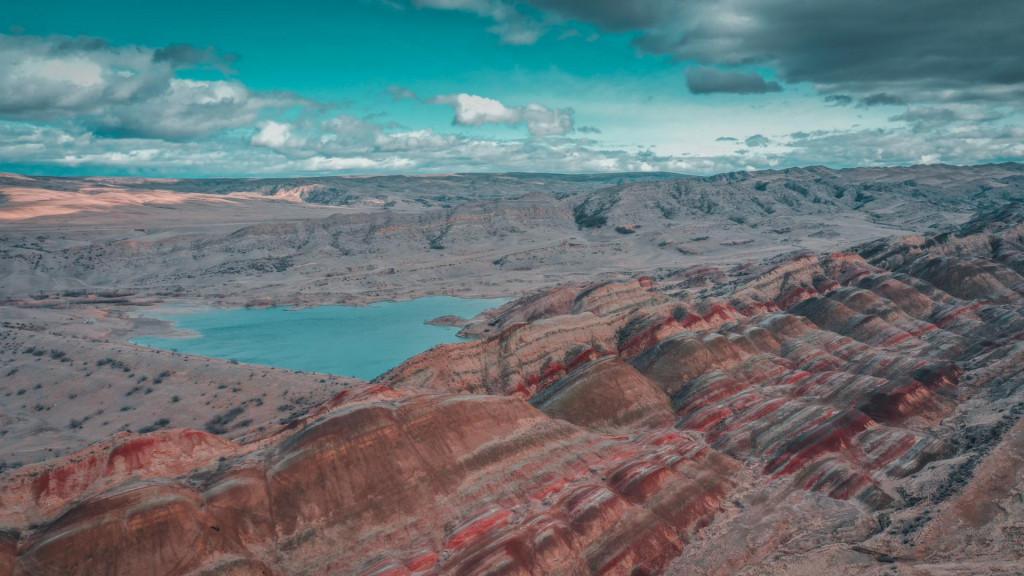 ფერადი მთები, უდაბნო - Colorful mountains, Desert, Udabno