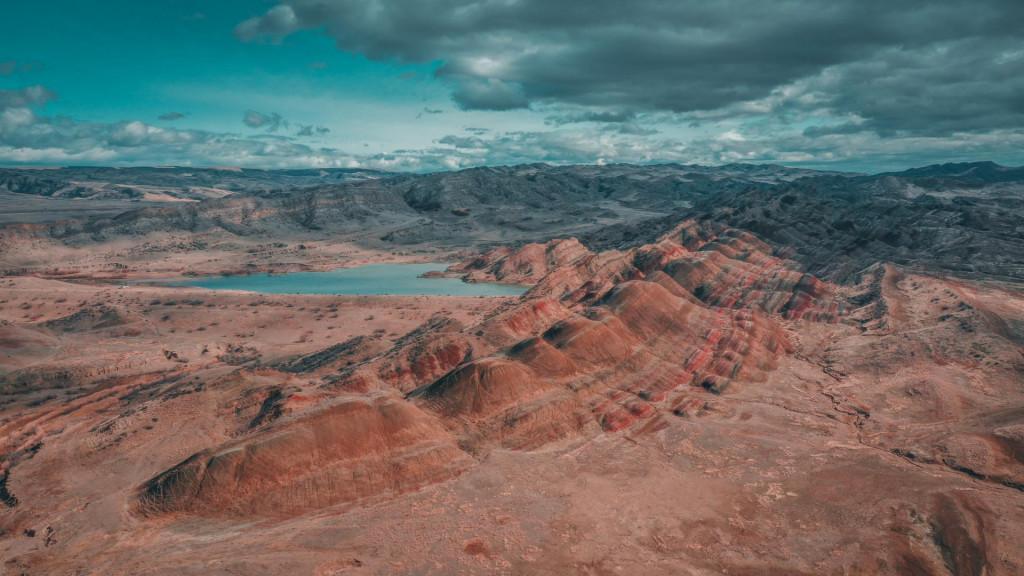 ფერადი მთები, უდაბნო - Colorful mountains, Desert, Udabno