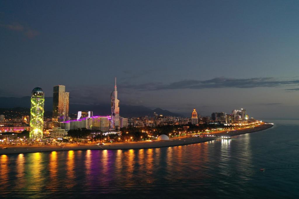 ბათუმი, აჭარა, ღამის ბათუმი - batumi, adjara, Night in Batumi