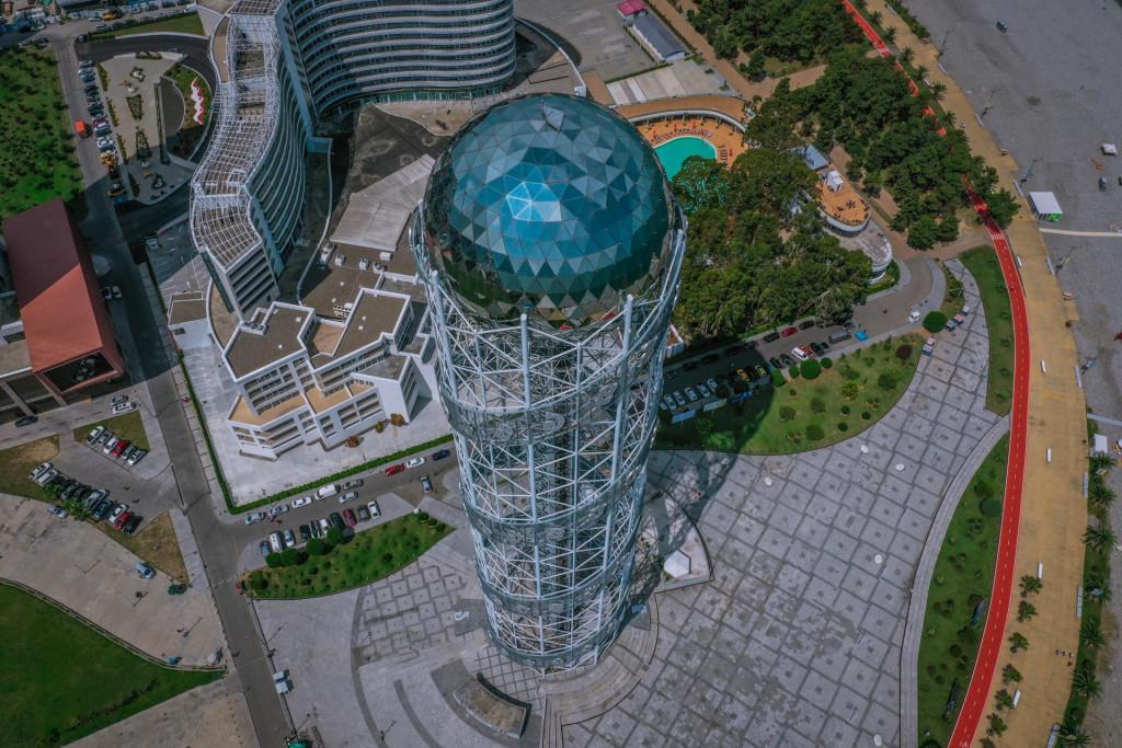 ანბანის კოშკი, ბულვარი - alphabet tower, batumi