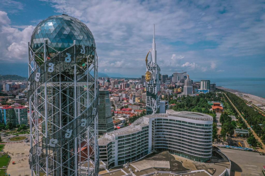 ანბანის კოშკი, ბულვარი - alphabet tower, batumi