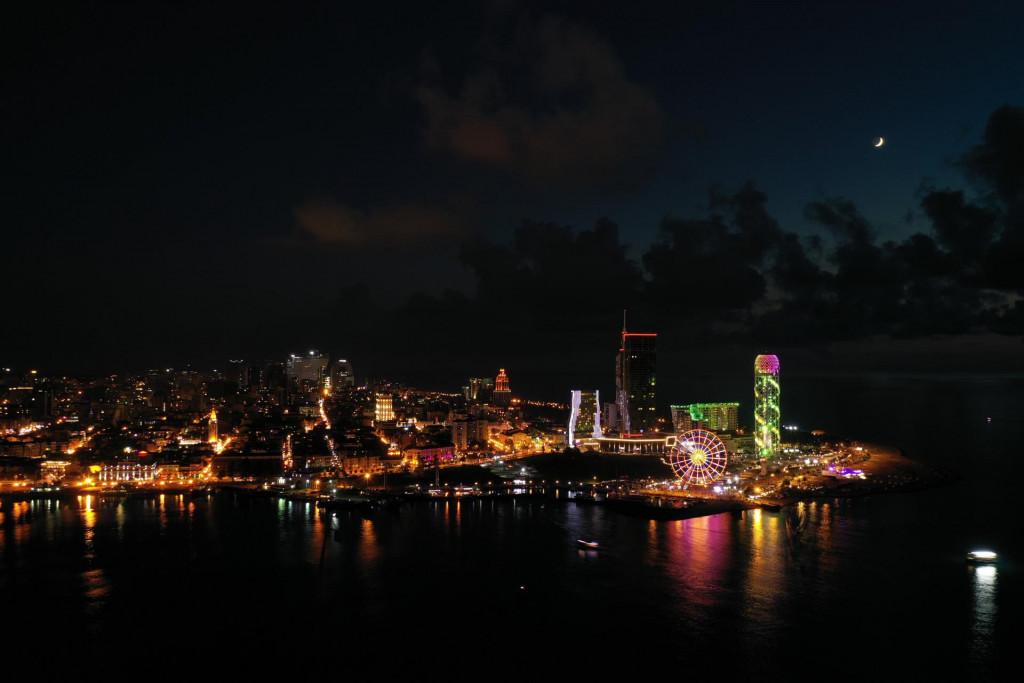 ბათუმი, აჭარა, ღამის ბათუმი - batumi, adjara, Night in Batumi