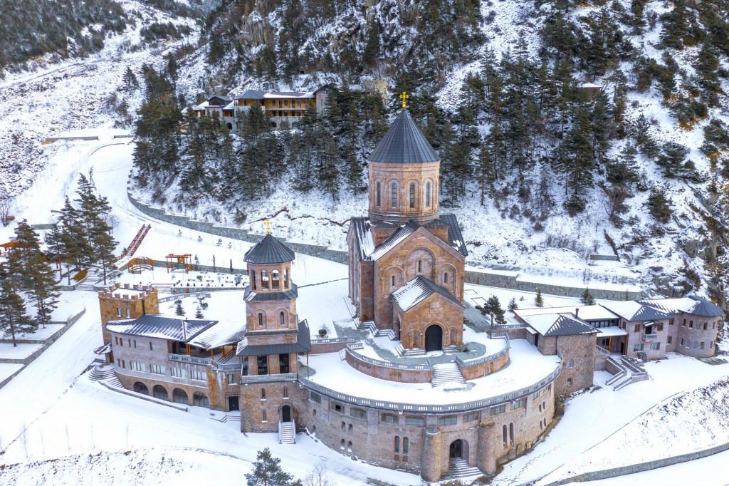 დარიალის სამონასტრო კომპლექსი Dariali Monastery Complex Монастырский комплекс Дариали Казбеги