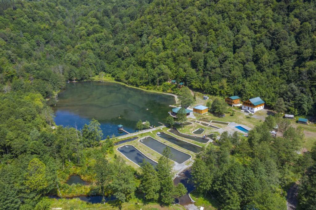 ქულბაქის ტბები, მწვანე ტბა Озеро Кульбаки Зеленое озеро