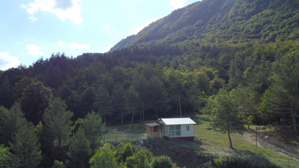 Cottage green field in Racha