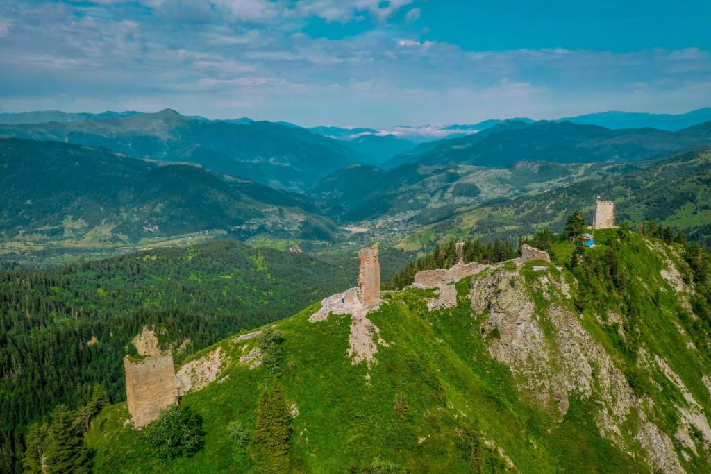 ხიხანის ციხე, ხირხათის ციხე, ხულო, აჭარა - Khikhani fortress, Khirkhati fortress, Khulo, Adjara
