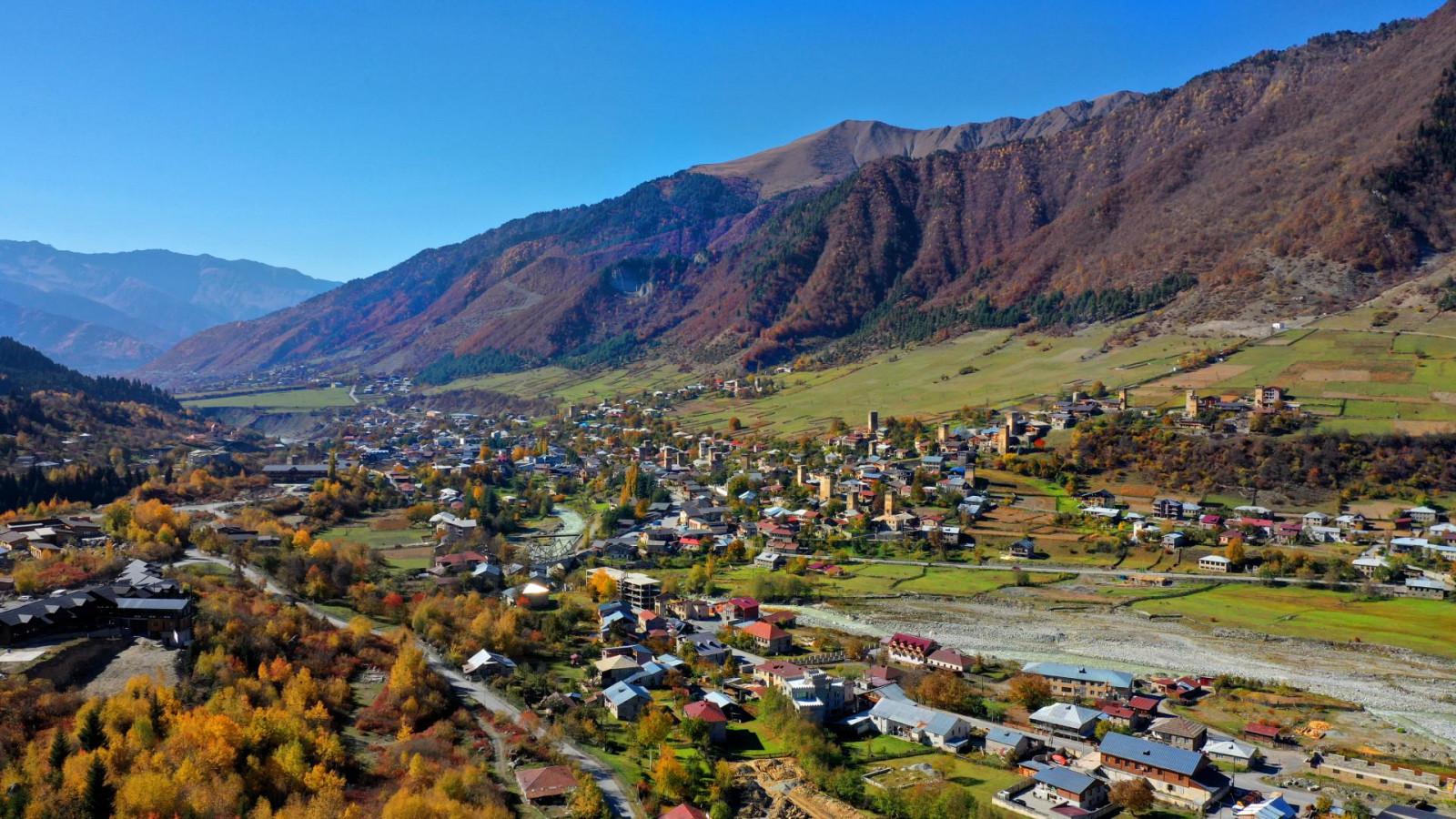 Mestia, Svaneti Местия, Сванетия