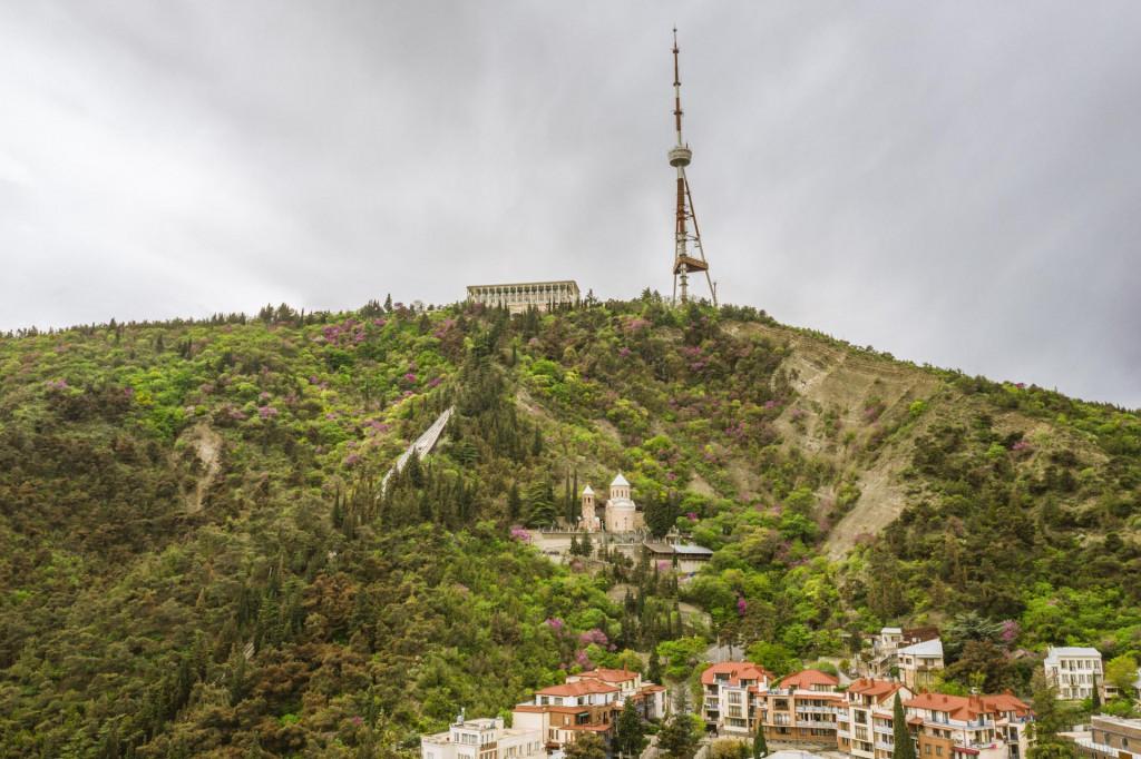Mamadaviti, Father\'s David church, Mtatsminda pantheon
