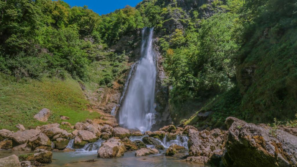 ონიორეს ჩანჩქერი, ბალდა, მარტვილი, სამეგრელო - Oniore Waterfall, Balda, Martvili, Samegrelo