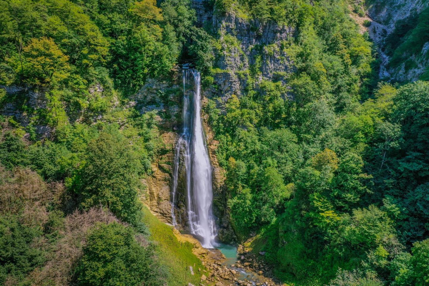 ონიორეს ჩანჩქერი, ბალდა, მარტვილი, სამეგრელო - Oniore Waterfall, Balda, Martvili, Samegrelo