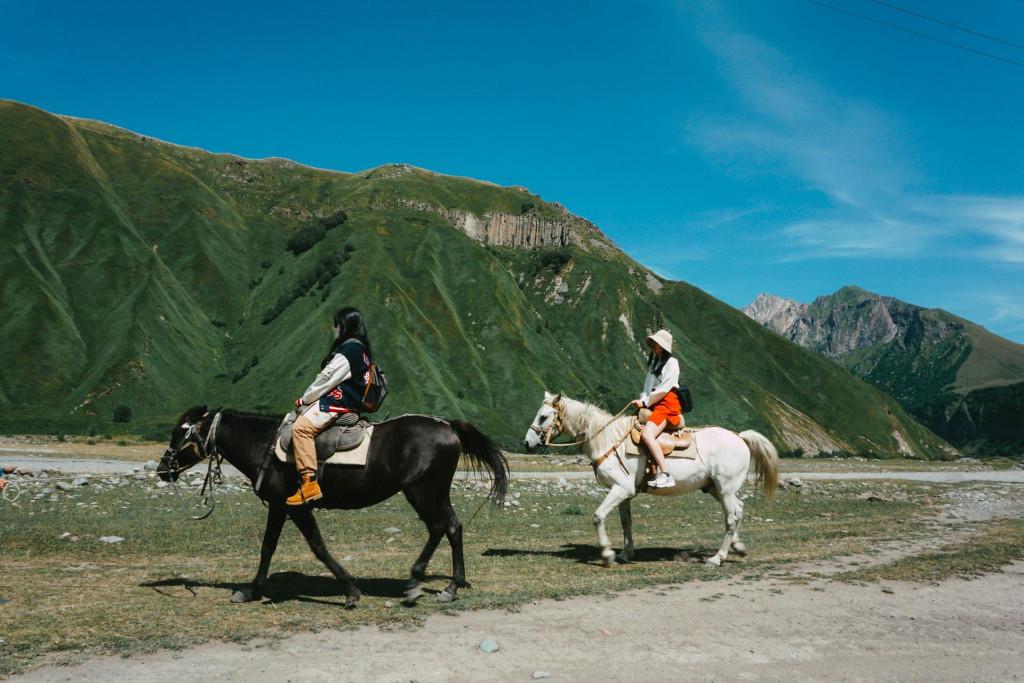 Horse riding adventure in Truso Valley with transfer