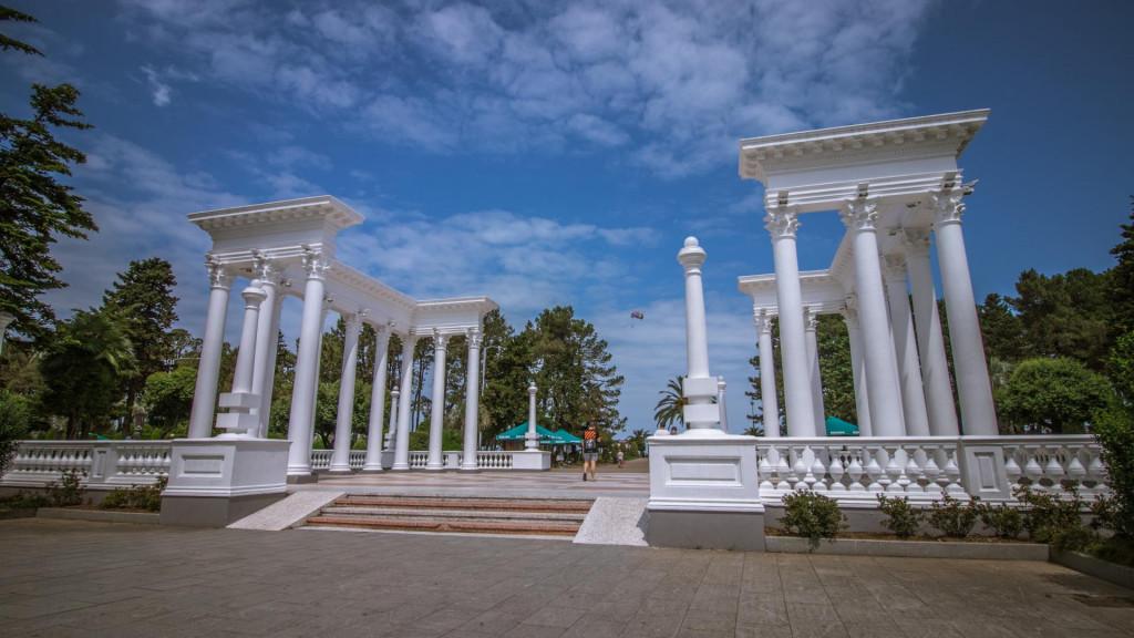 კოლონადები, ბათუმი, ბულვარი - colonnades, batumi, boulevard