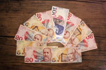 Georgian lary currency ქართული ლარი