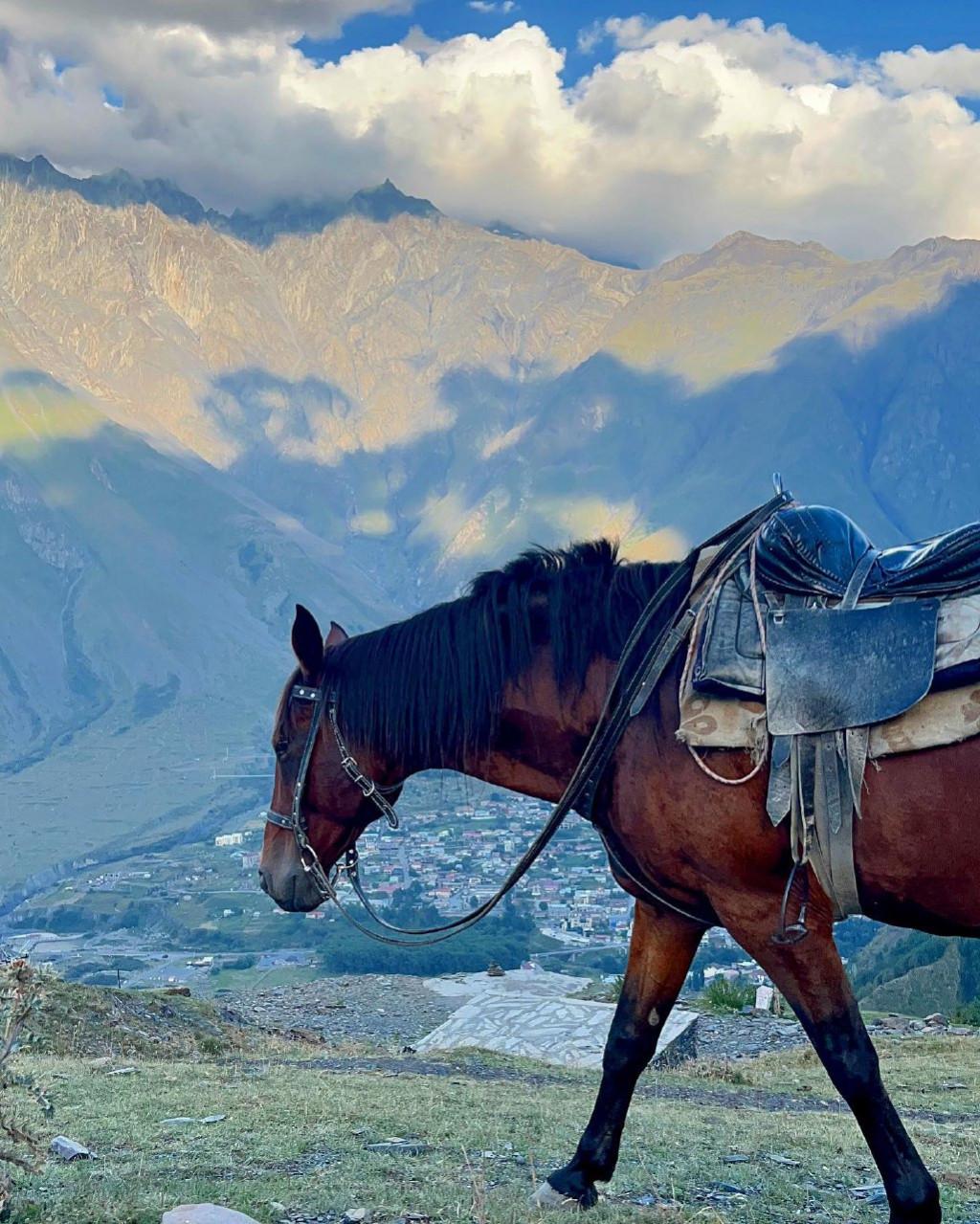 Horse Riding Tour to Gergeti Trinity Church, Kazbegi