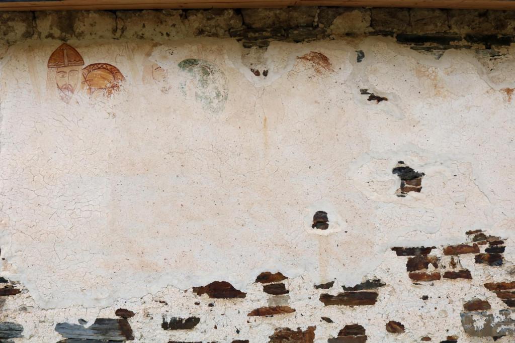 ფასადის მოხატულობა ჩაჟაშის მაცხოვრის ეკლესია Chazhashi church Церковь Чажаши