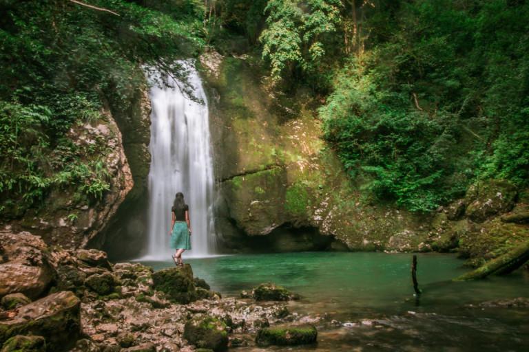intsra waterfall, intsira, ჩანჩქერი