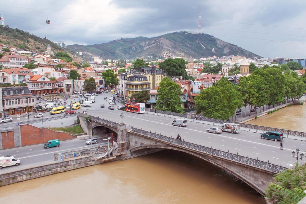 მეტეხის ხიდი Metekhi Bridge Метехский мост