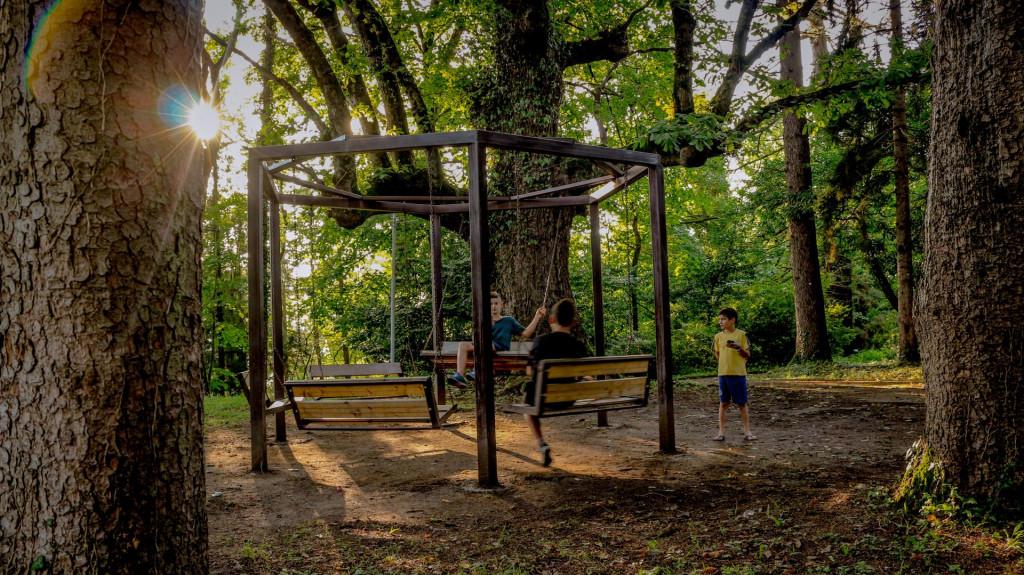 დენდროლოგიური პარკი, ერისთავების ციხე-დარბაზი, გორაბერეჟოული, ჩოხატაური, გურია - Dendrological Park, Eristavi Castle, Gorabeerezhuli, Chokhatauri, Guria