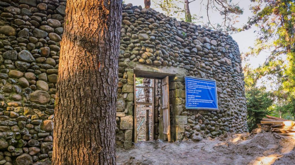 ერისთავების ციხე-დარბაზი, დენდროლოგიური პარკი, გორაბერეჟოული, ჩოხატაური, გურია - Eristavi Castle, Dendrological Park, Goraberezhuli, Chokhatauri, Guria