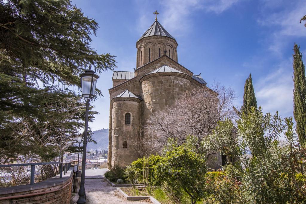 Metekhi Church, old Tbilisi,  Metekhi Church, an ancient monument of Tbilisi
