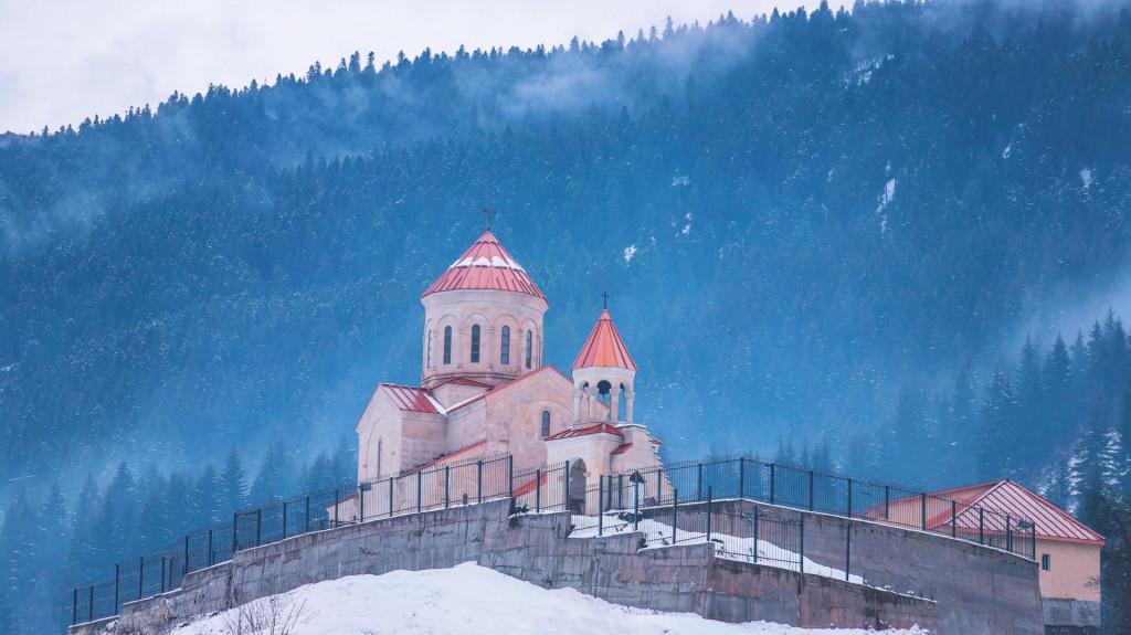 მესტიის საკათედრო ტაძარი Mestia Cathedral church Собор Местии