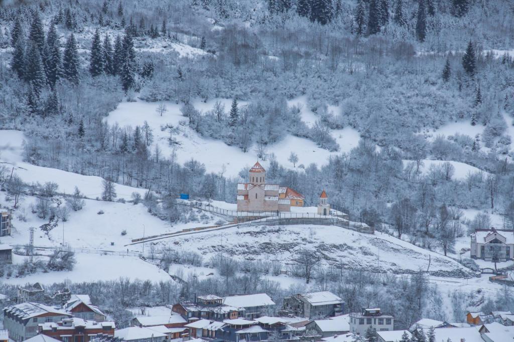 მესტიის საკათედრო ტაძარი Mestia Cathedral church Кафедральный собор Местии