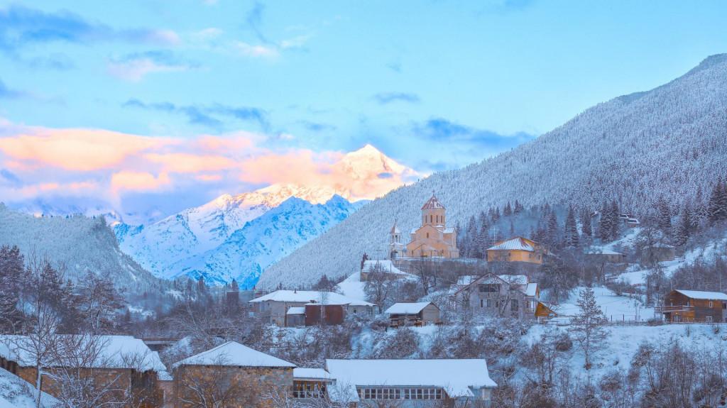 მესტიის საკათედრო ტაძარი Mestia Cathedral church Кафедральный собор Местии