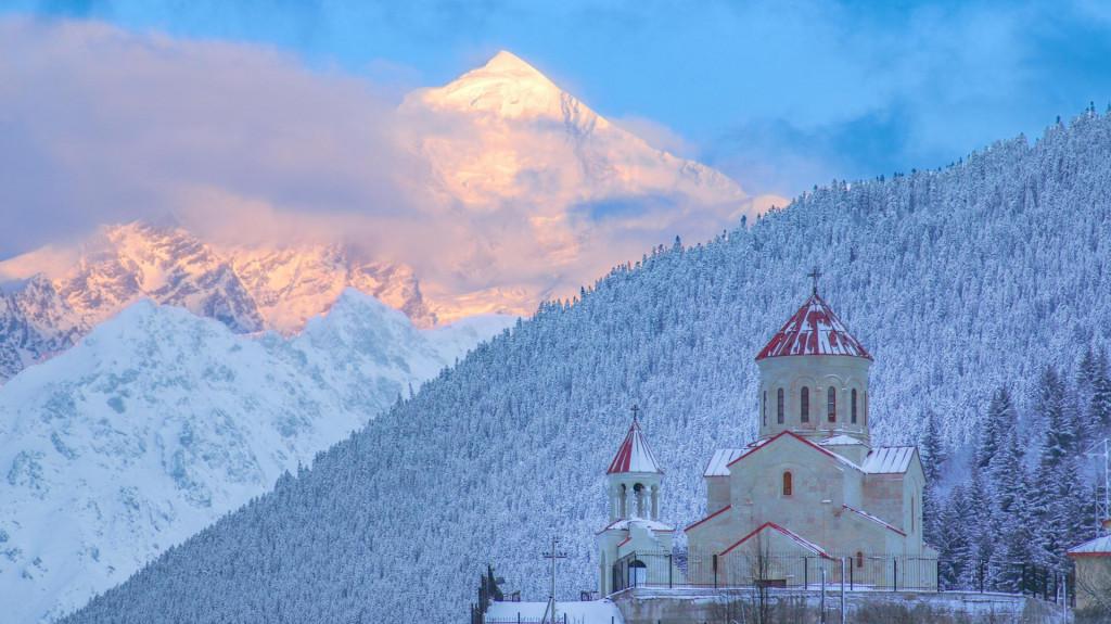 Mestia Cathedral church Кафедральный собор Местии