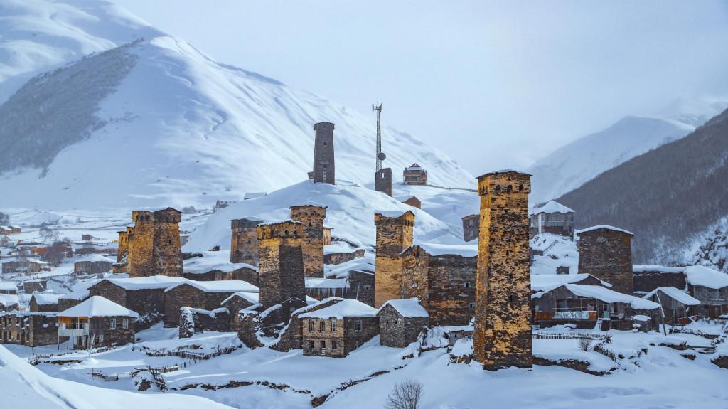 ჩაჟაშის ქვედა ციხის კომპლექსი Chajashi Fortress Чажаши Крепость