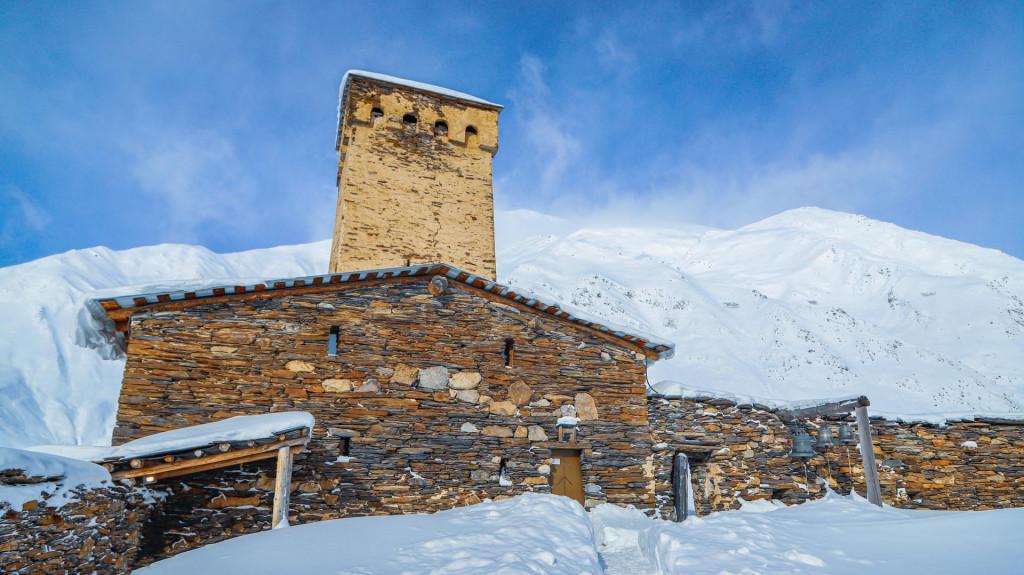 უშგულის ლამარიაუშგულის ლამარია Lamaria church Ushguli Svaneti Ушгули Сванети Церковь Ламария