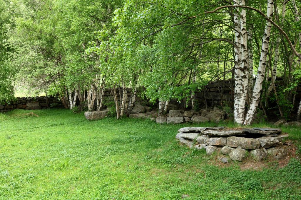 გარბნის ეკლესიის ეზო