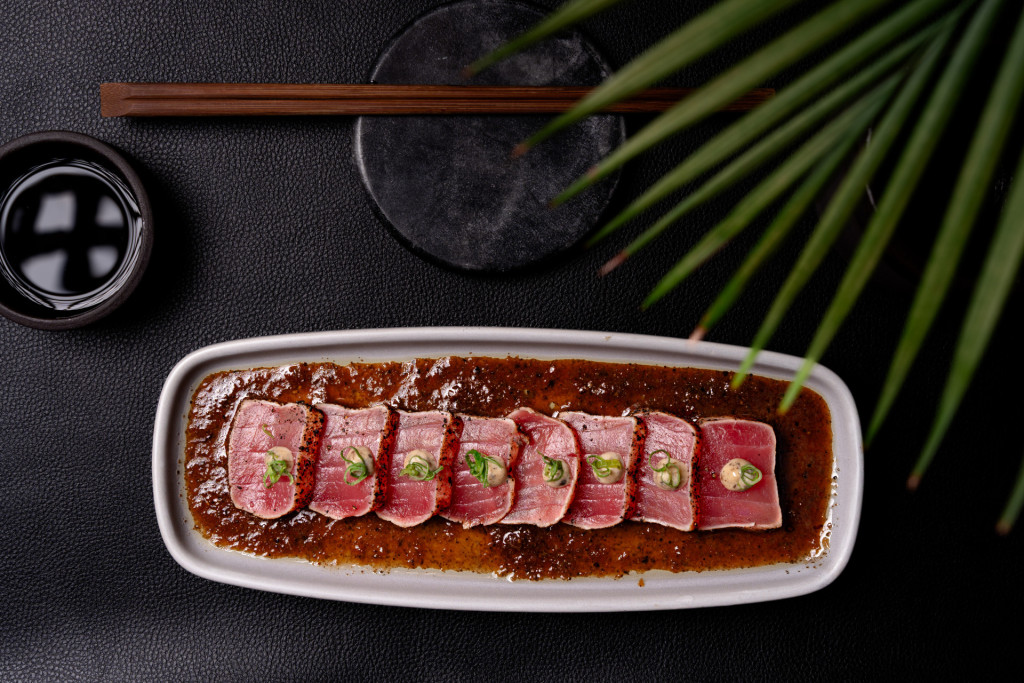 A dish at Khedi Sushi Bar