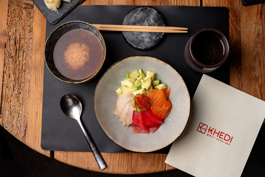 Sashimi at Khedi Sushi Bar