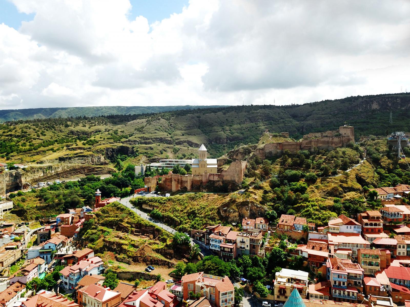 Narikala Fortress, Tbilisi, Georgia Крепость Нарикала
