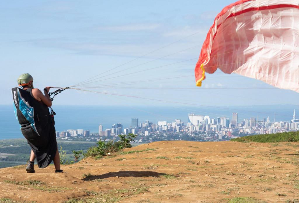 პარაპლანით ფრენა გონიოში