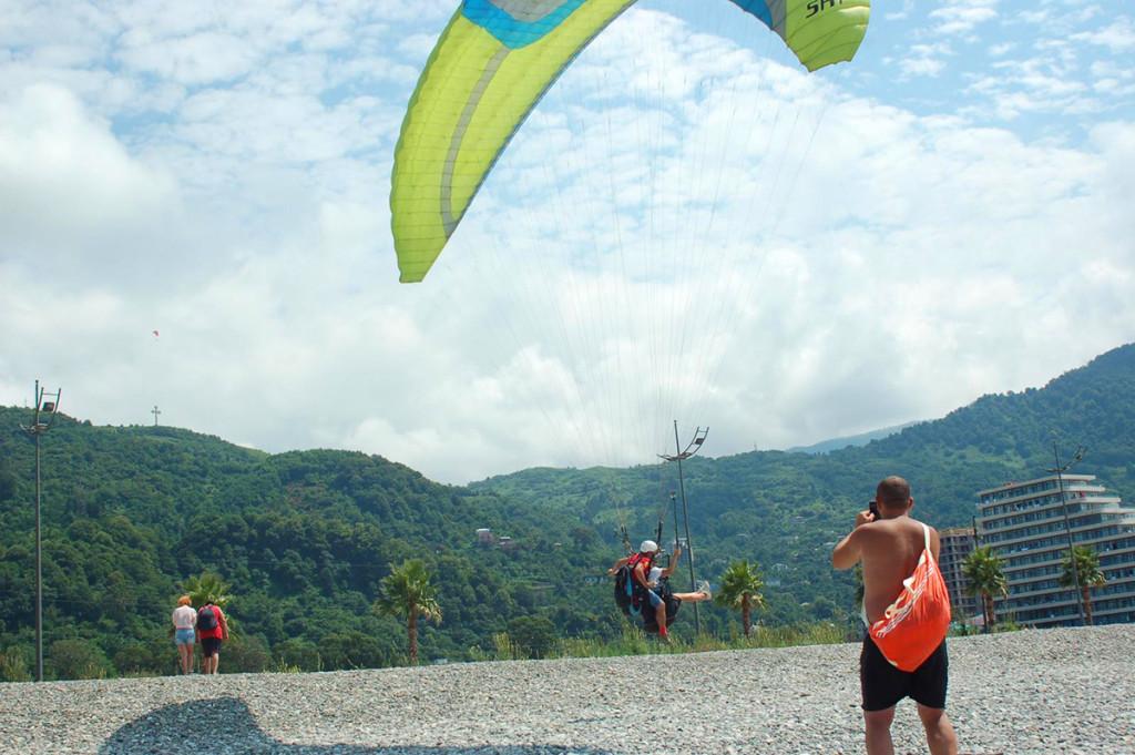 პარაპლანით ფრენა გონიოში