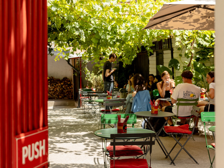 Courtyard at Ratto Bistro