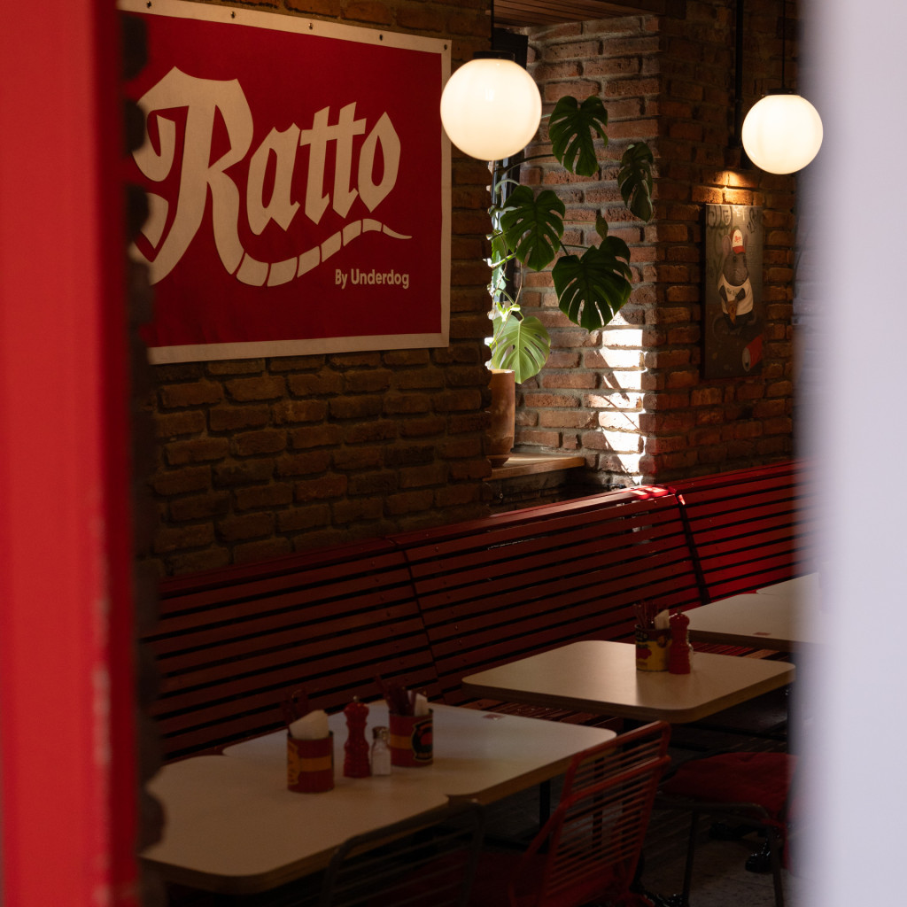 Dining room at Ratto Bistro