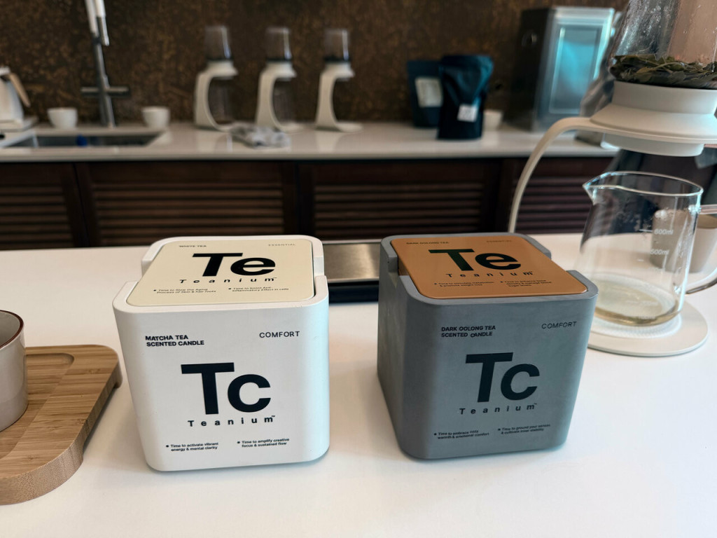 Teanium tea tins and brewing equipment